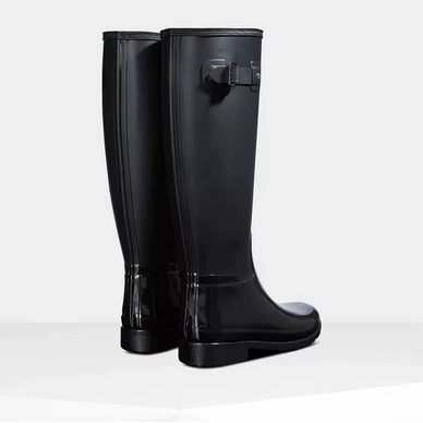 ハンター HUNTER WOMENS REFINED TALL GLOSS DUO （BLK